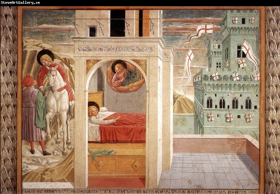 GOZZOLI, Benozzo Scenes from the Life of St Francis (Scene 2, north wall) cd